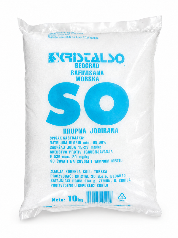 Krupna jodirana morska so (5,10)Kg
