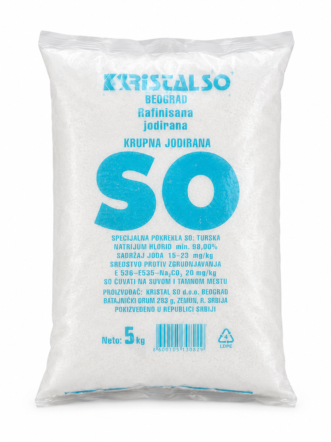 Krupna jodirana morska so (5,10)Kg