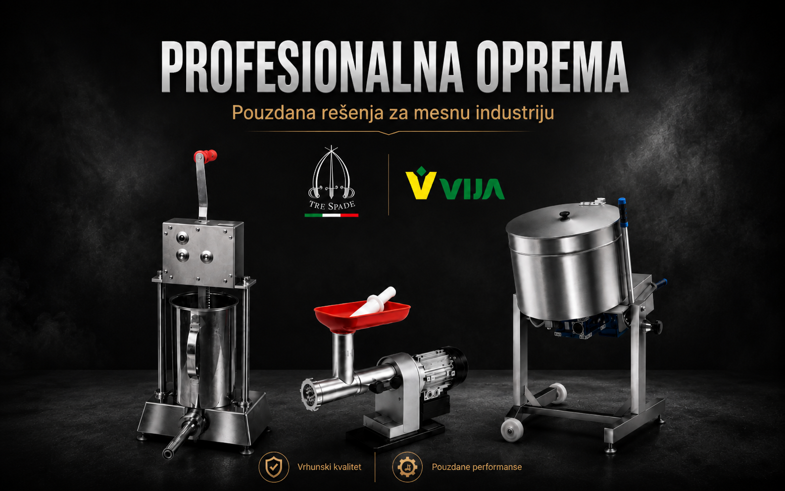 Profesionalna mesarska oprema