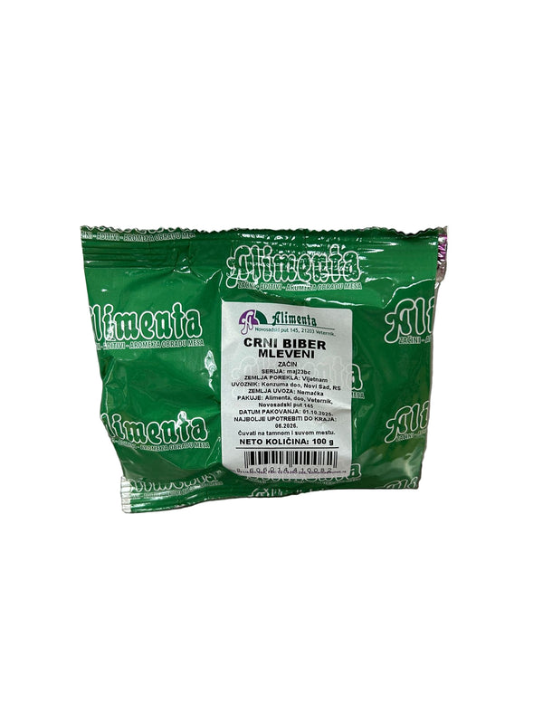 CRNI BIBER MLEVENI-(100/500)gr